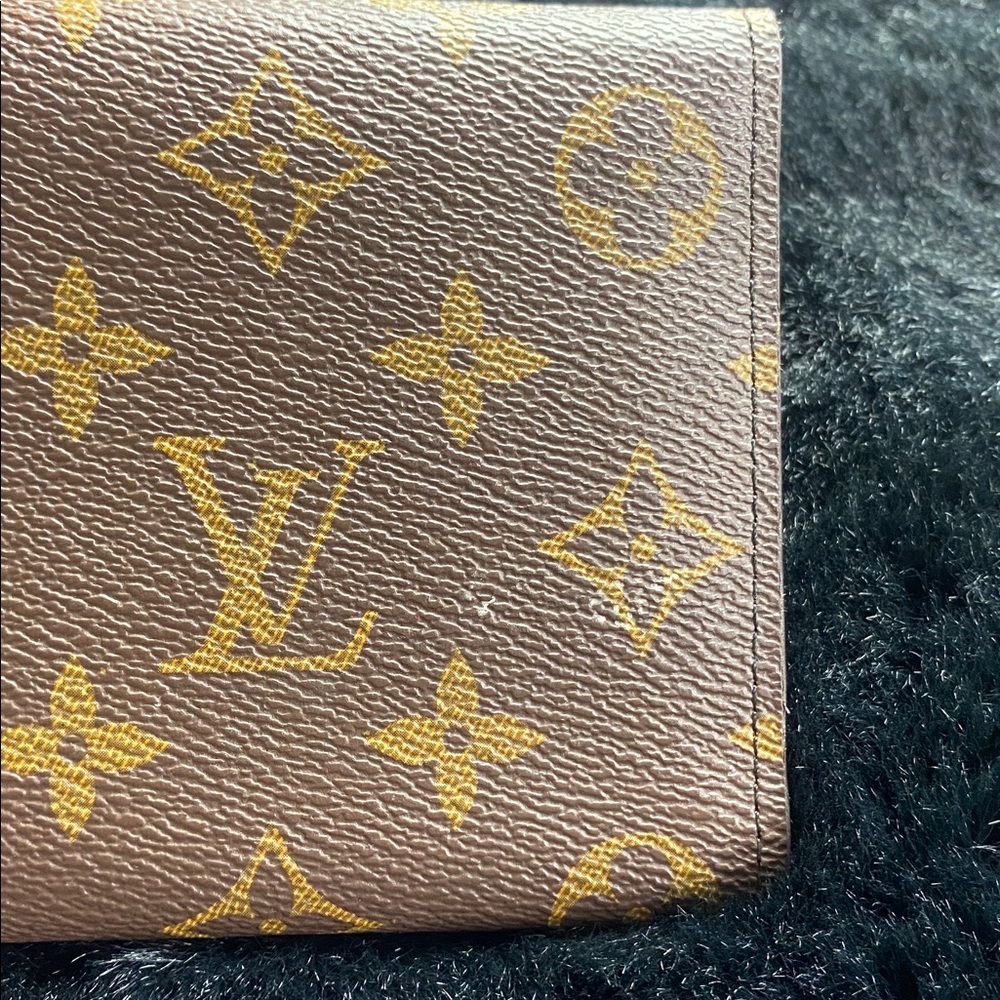 LOUIS VUITTON BROWN JOSEPHINE FUCHSIA MONOGRAM WALLET - Picture 7 of 7